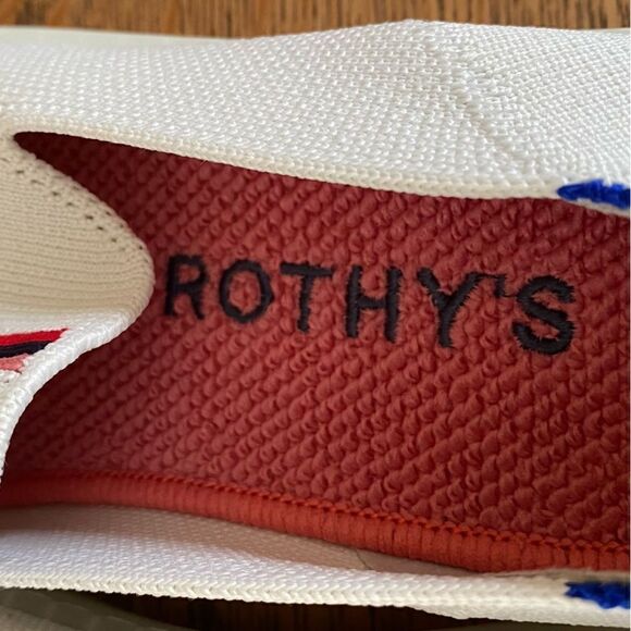 Rothy’s x Evian Collab White Slip-On Sneakers. Size 7.5. NWOT - Picture 6 of 10